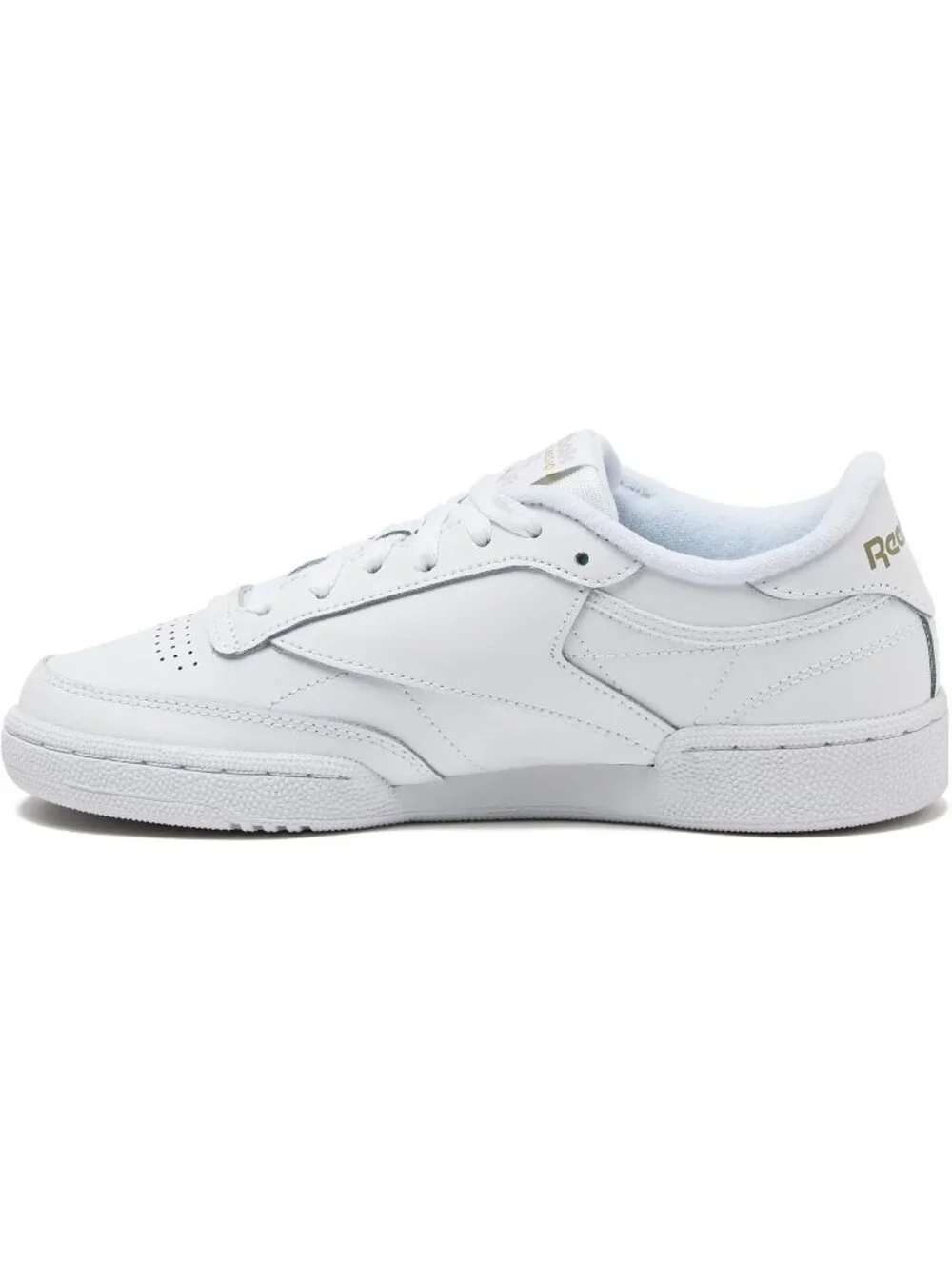 Women's White 1 Reebok C 85 Lightweight Slip On Comfortable Casual Sneakers